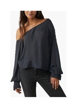 Free People Justina One-Shoulder Blouse